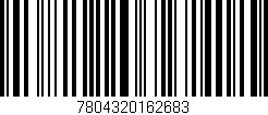 Código de barras (EAN, GTIN, SKU, ISBN): '7804320162683'