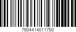 Código de barras (EAN, GTIN, SKU, ISBN): '7804414011750'
