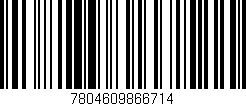 Código de barras (EAN, GTIN, SKU, ISBN): '7804609866714'