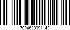 Código de barras (EAN, GTIN, SKU, ISBN): '7804628391143'