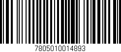 Código de barras (EAN, GTIN, SKU, ISBN): '7805010014893'