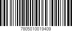 Código de barras (EAN, GTIN, SKU, ISBN): '7805010019409'