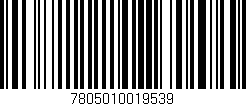 Código de barras (EAN, GTIN, SKU, ISBN): '7805010019539'