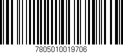 Código de barras (EAN, GTIN, SKU, ISBN): '7805010019706'
