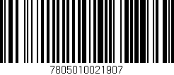 Código de barras (EAN, GTIN, SKU, ISBN): '7805010021907'