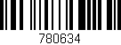 Código de barras (EAN, GTIN, SKU, ISBN): '780634'