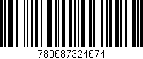 Código de barras (EAN, GTIN, SKU, ISBN): '780687324674'
