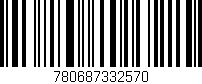 Código de barras (EAN, GTIN, SKU, ISBN): '780687332570'