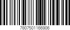Código de barras (EAN, GTIN, SKU, ISBN): '7807501166906'