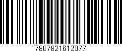 Código de barras (EAN, GTIN, SKU, ISBN): '7807821612077'