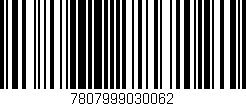 Código de barras (EAN, GTIN, SKU, ISBN): '7807999030062'