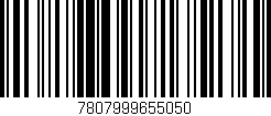 Código de barras (EAN, GTIN, SKU, ISBN): '7807999655050'