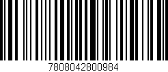 Código de barras (EAN, GTIN, SKU, ISBN): '7808042800984'