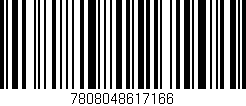 Código de barras (EAN, GTIN, SKU, ISBN): '7808048617166'