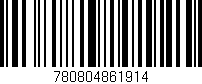 Código de barras (EAN, GTIN, SKU, ISBN): '780804861914'