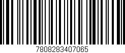Código de barras (EAN, GTIN, SKU, ISBN): '7808283407065'