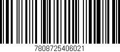 Código de barras (EAN, GTIN, SKU, ISBN): '7808725406021'