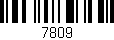 Código de barras (EAN, GTIN, SKU, ISBN): '7809'