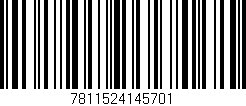 Código de barras (EAN, GTIN, SKU, ISBN): '7811524145701'