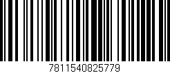 Código de barras (EAN, GTIN, SKU, ISBN): '7811540825779'