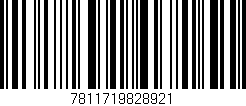 Código de barras (EAN, GTIN, SKU, ISBN): '7811719828921'