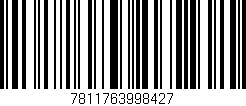 Código de barras (EAN, GTIN, SKU, ISBN): '7811763998427'