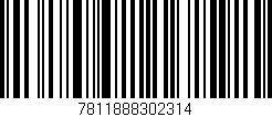 Código de barras (EAN, GTIN, SKU, ISBN): '7811888302314'