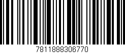Código de barras (EAN, GTIN, SKU, ISBN): '7811888306770'