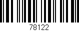 Código de barras (EAN, GTIN, SKU, ISBN): '78122'
