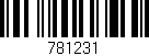 Código de barras (EAN, GTIN, SKU, ISBN): '781231'