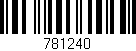 Código de barras (EAN, GTIN, SKU, ISBN): '781240'