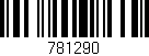 Código de barras (EAN, GTIN, SKU, ISBN): '781290'