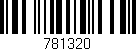 Código de barras (EAN, GTIN, SKU, ISBN): '781320'