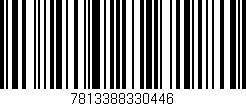 Código de barras (EAN, GTIN, SKU, ISBN): '7813388330446'