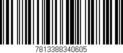 Código de barras (EAN, GTIN, SKU, ISBN): '7813388340605'