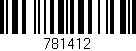 Código de barras (EAN, GTIN, SKU, ISBN): '781412'
