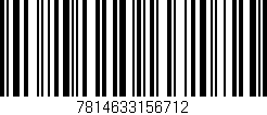 Código de barras (EAN, GTIN, SKU, ISBN): '7814633156712'
