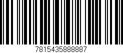 Código de barras (EAN, GTIN, SKU, ISBN): '7815435888887'