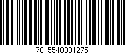 Código de barras (EAN, GTIN, SKU, ISBN): '7815548831275'