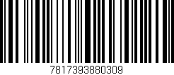 Código de barras (EAN, GTIN, SKU, ISBN): '7817393880309'