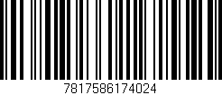 Código de barras (EAN, GTIN, SKU, ISBN): '7817586174024'