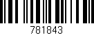 Código de barras (EAN, GTIN, SKU, ISBN): '781843'
