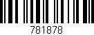 Código de barras (EAN, GTIN, SKU, ISBN): '781878'