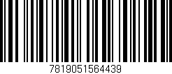 Código de barras (EAN, GTIN, SKU, ISBN): '7819051564439'