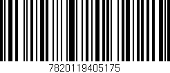 Código de barras (EAN, GTIN, SKU, ISBN): '7820119405175'