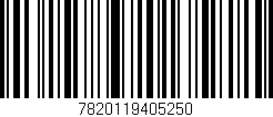 Código de barras (EAN, GTIN, SKU, ISBN): '7820119405250'