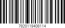 Código de barras (EAN, GTIN, SKU, ISBN): '7820119408114'