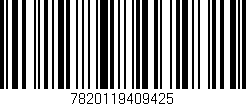Código de barras (EAN, GTIN, SKU, ISBN): '7820119409425'