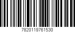 Código de barras (EAN, GTIN, SKU, ISBN): '7820119761530'