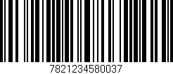 Código de barras (EAN, GTIN, SKU, ISBN): '7821234580037'